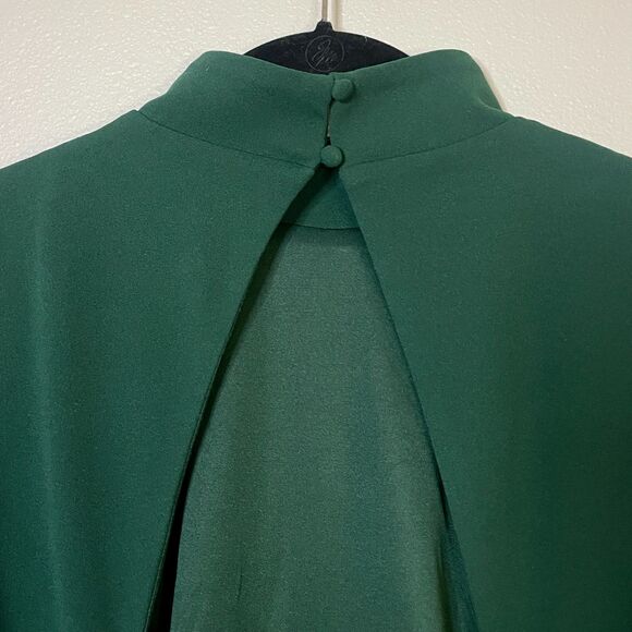 NWT Lulus Exceptionally Flirty Green Long Sleeve Backless Mini Dress - Size L - Picture 6 of 10